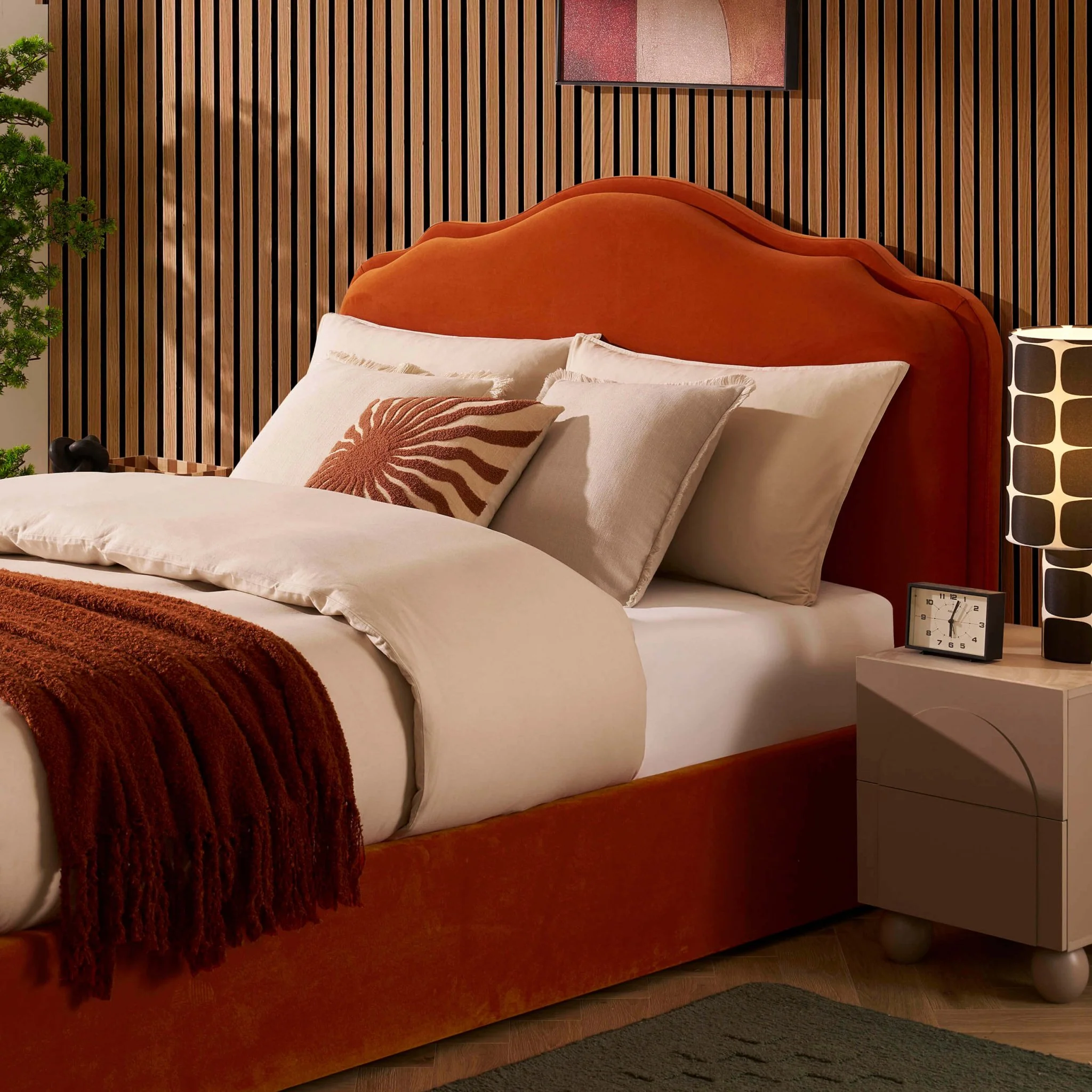 Wiltshire Ottoman Storage Bed - Bright Orange - Image 3