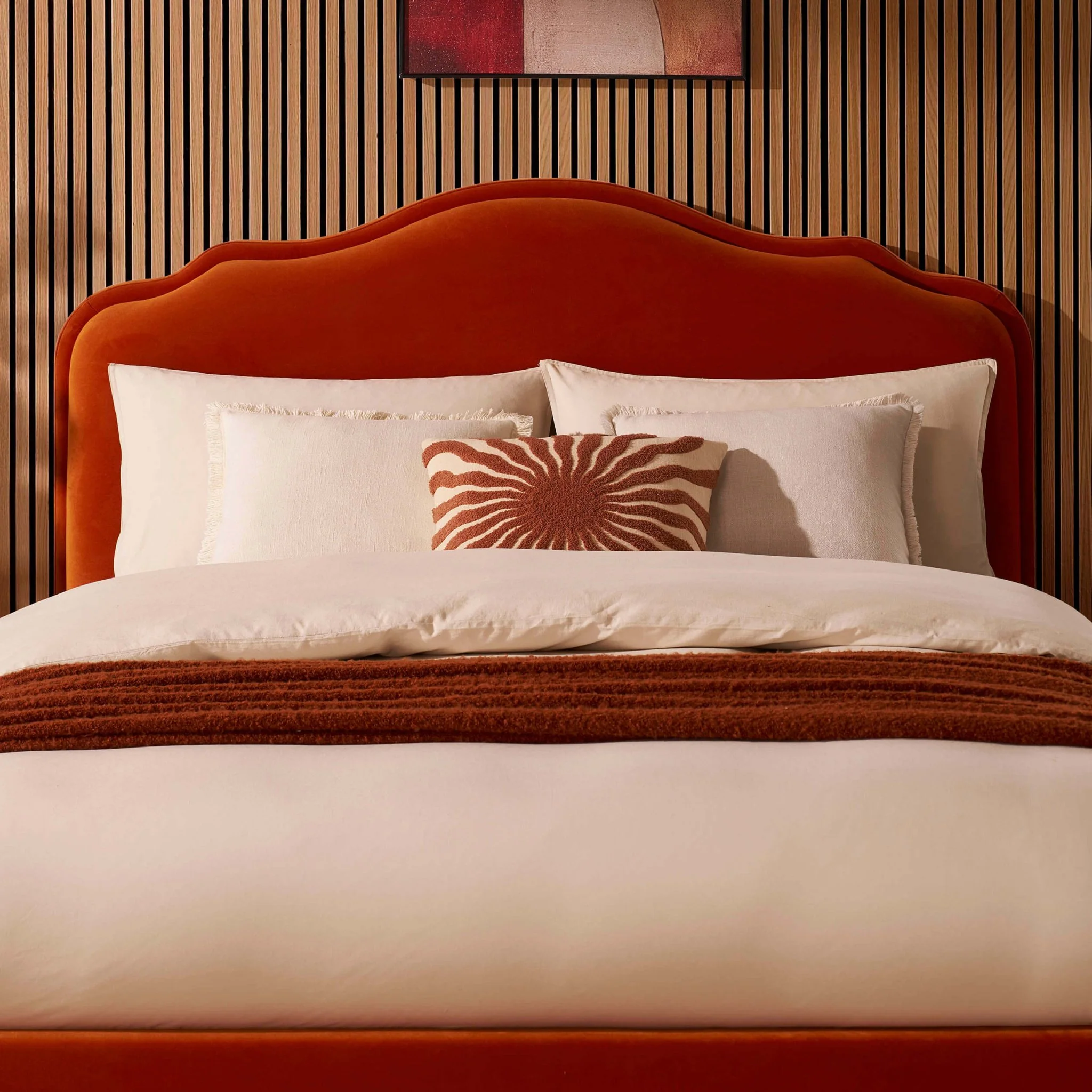 Wiltshire Ottoman Storage Bed - Bright Orange - Image 4
