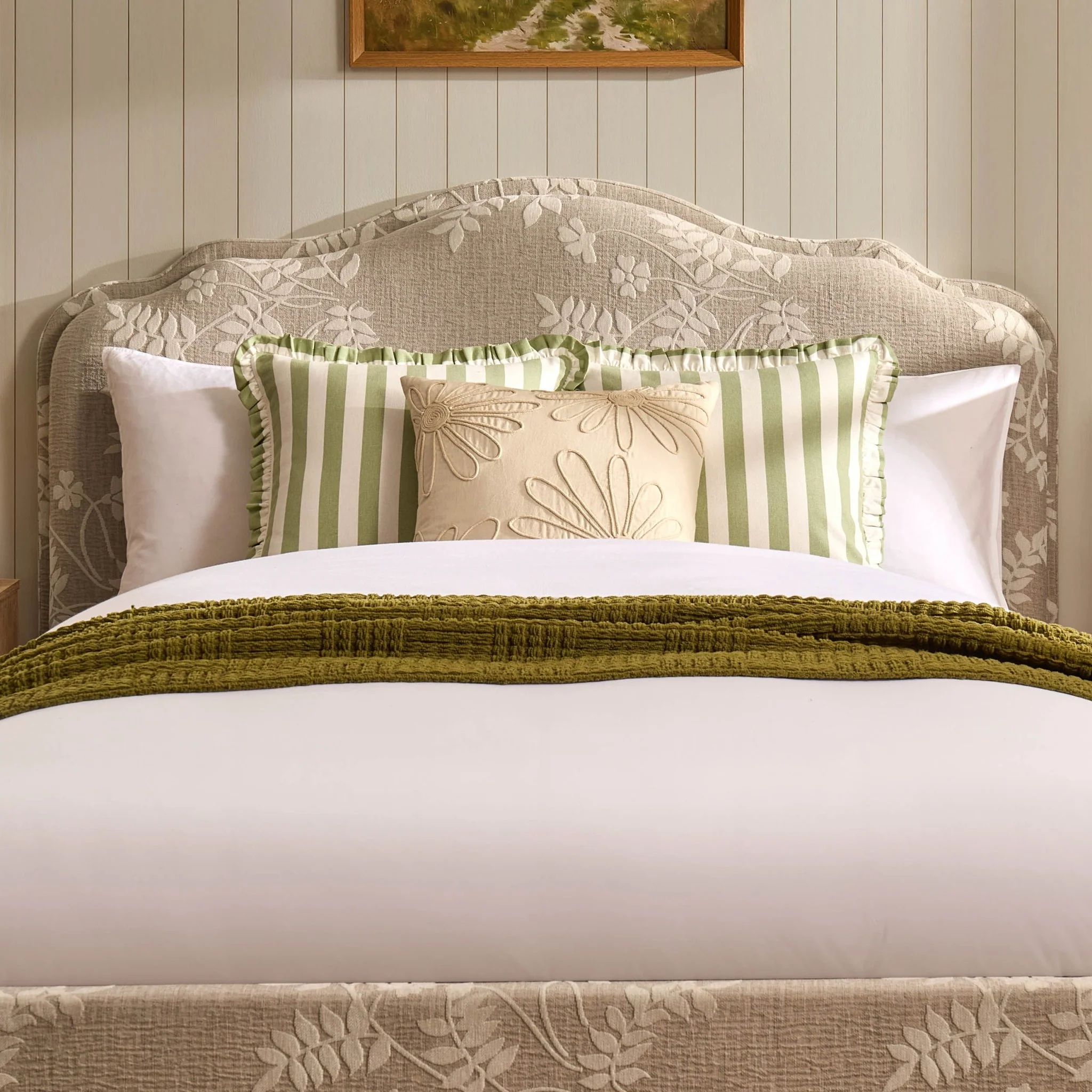 Wiltshire Ottoman Storage Bed - Jacquard Floral - Image 4