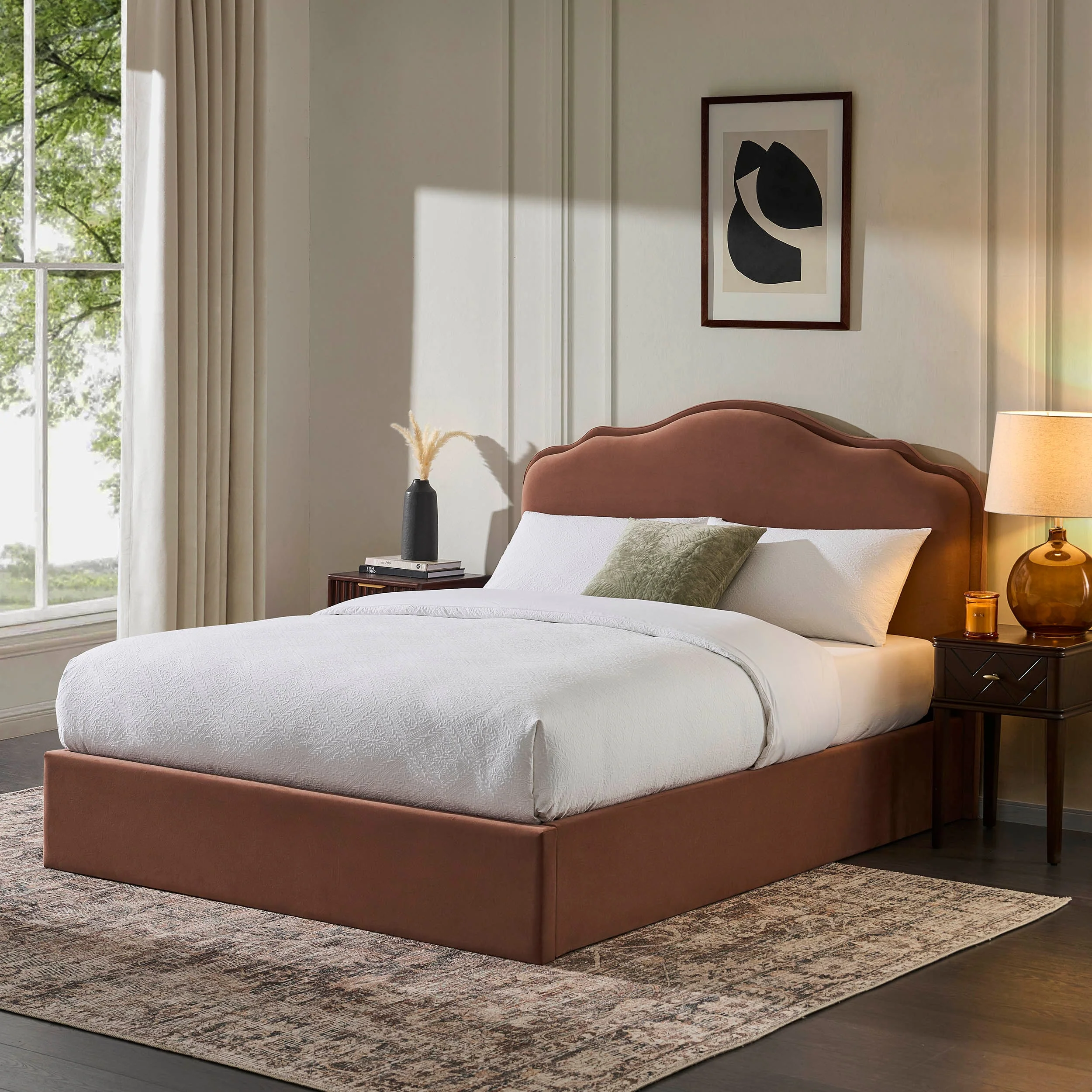 Wiltshire Ottoman Storage Bed - Mauve - Image 4