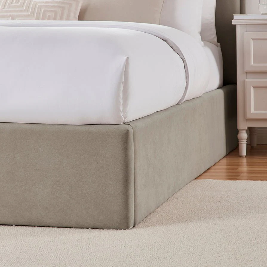 Wiltshire Ottoman Storage Bed - Stone - Image 10