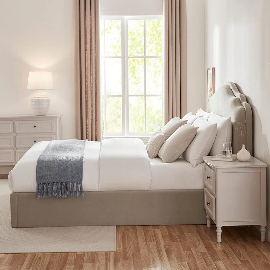 Wiltshire Ottoman Storage Bed - Stone - Image 6