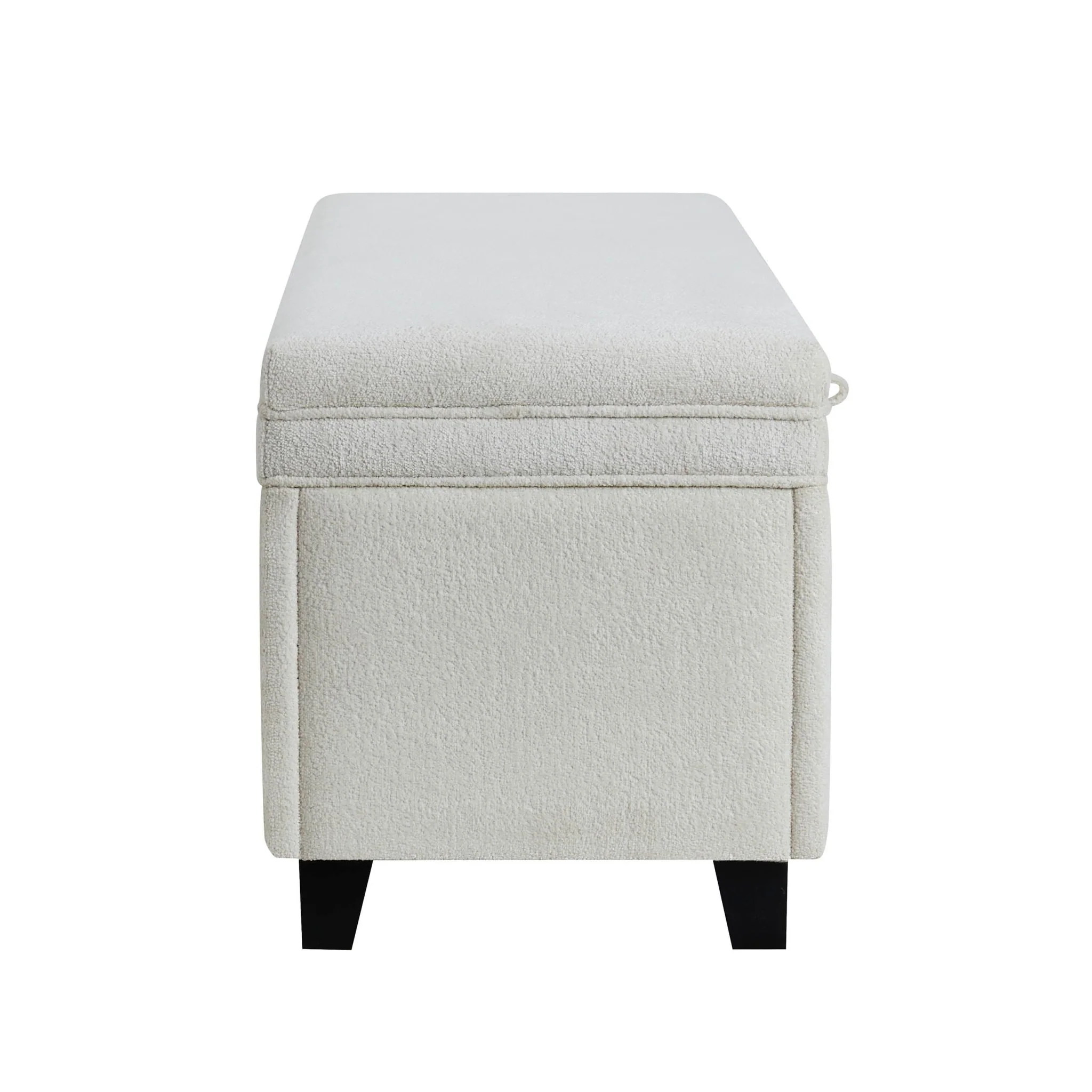 Windermere Storage Ottoman - Chenille Ecru - Image 5