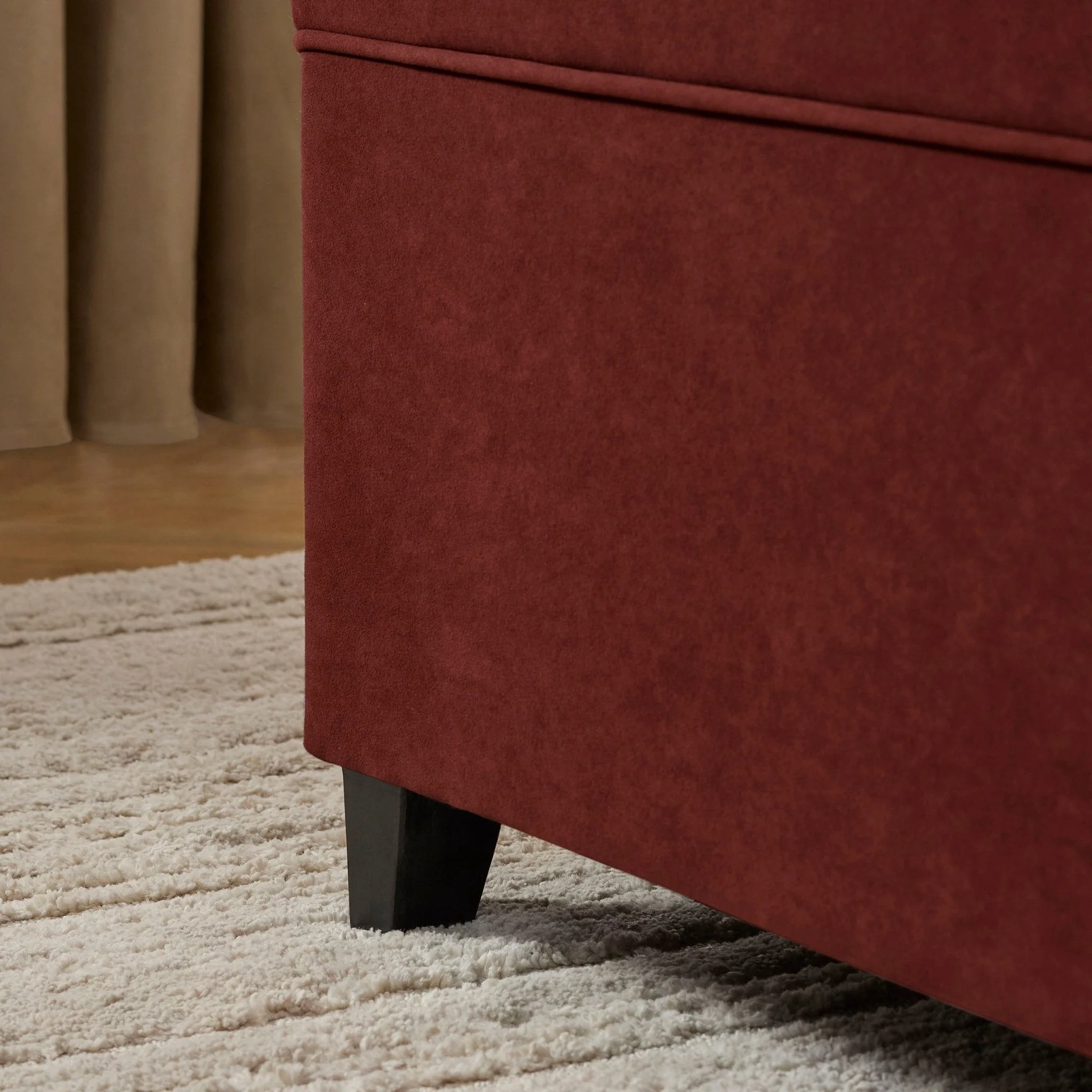 Windermere Storage Ottoman - Rust - Image 5