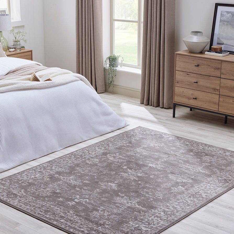 Yasmin Persian Style Rug - Light Grey