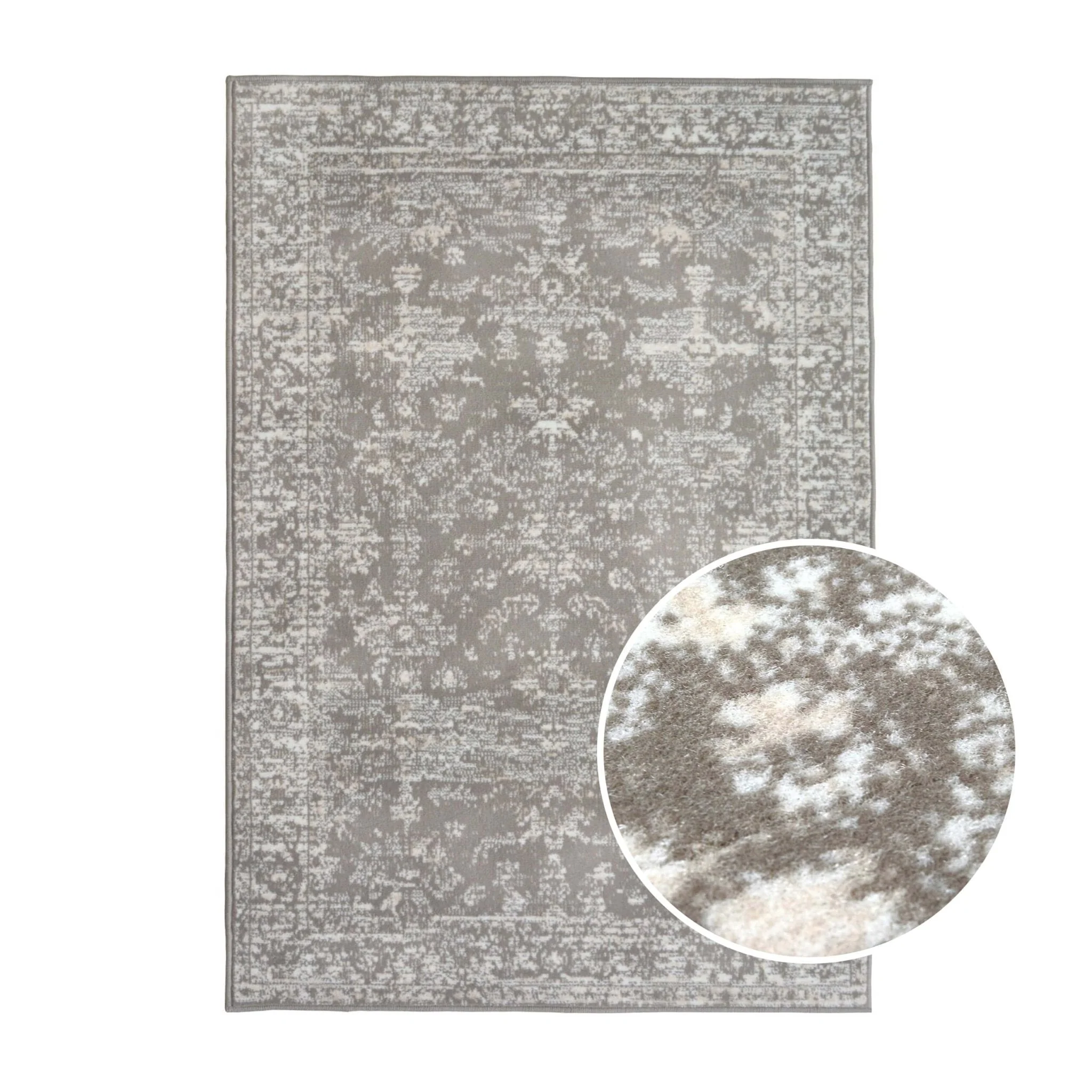 Yasmin Persian Style Rug - Light Grey - Image 4