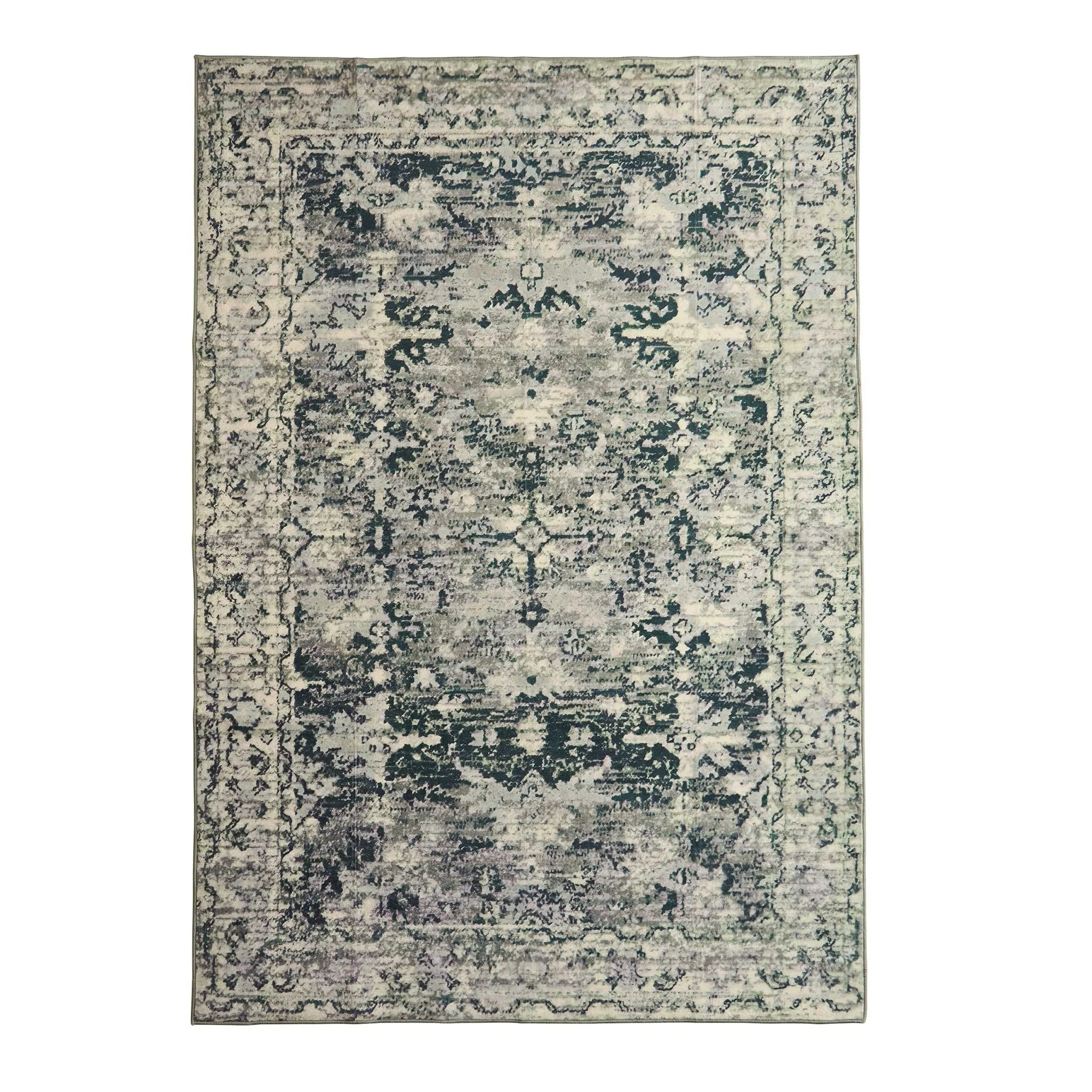 Zahra Persian Style Machine Washable Rug - Sage - Image 4
