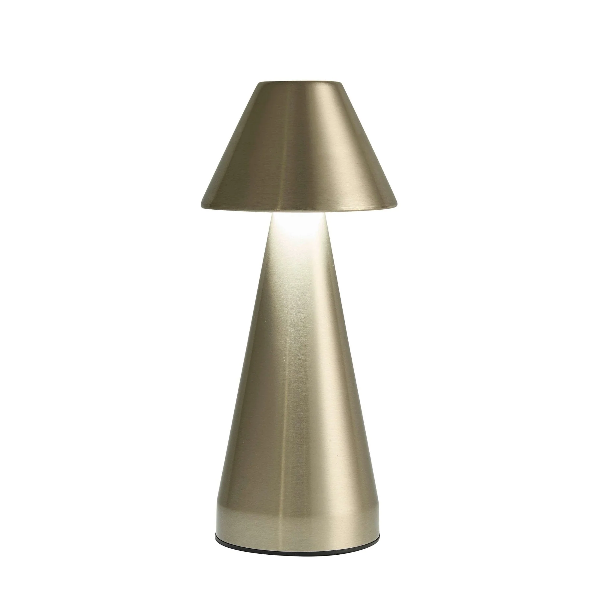 Zania Mini LED Rechargeable Wireless Lamp - Satin Nickel - Image 6