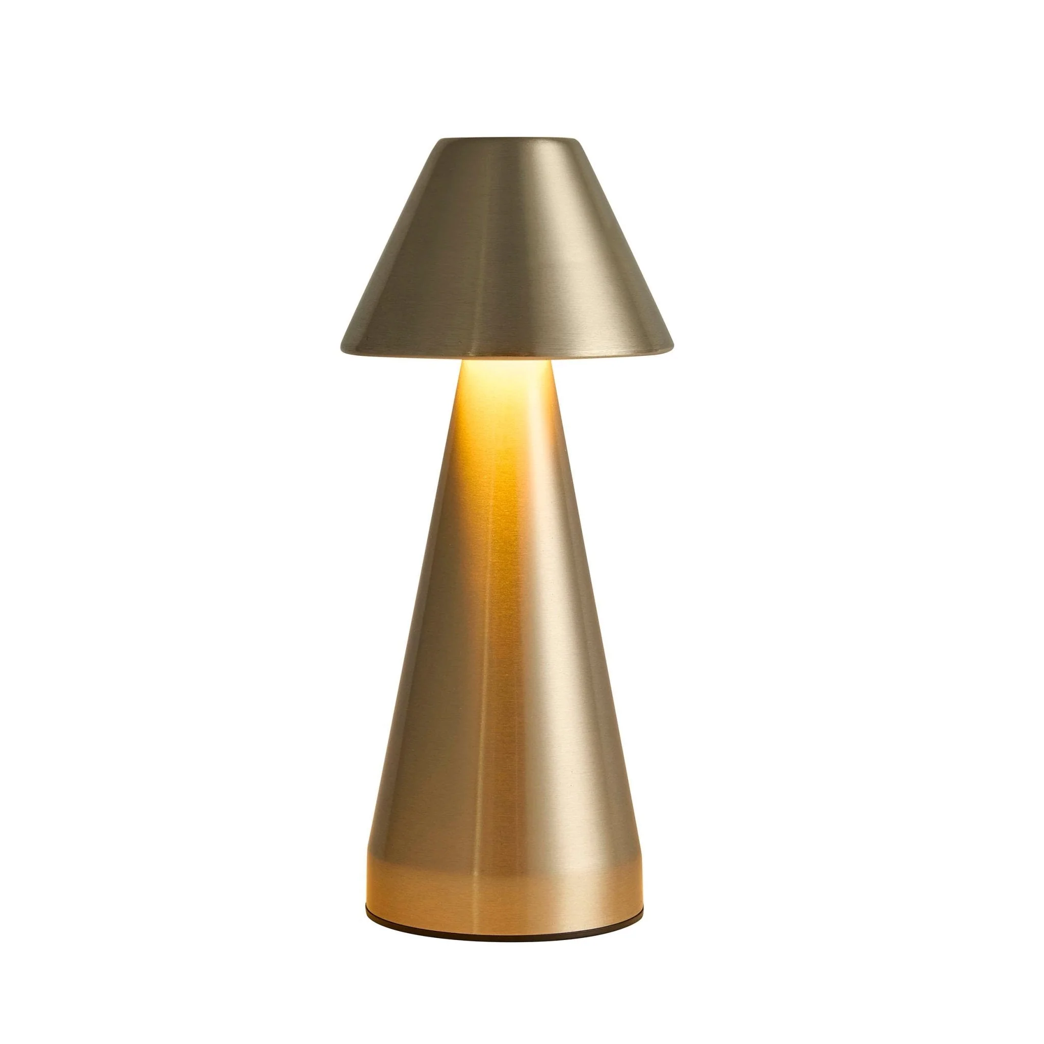 Zania Mini LED Rechargeable Wireless Lamp - Satin Nickel - Image 8