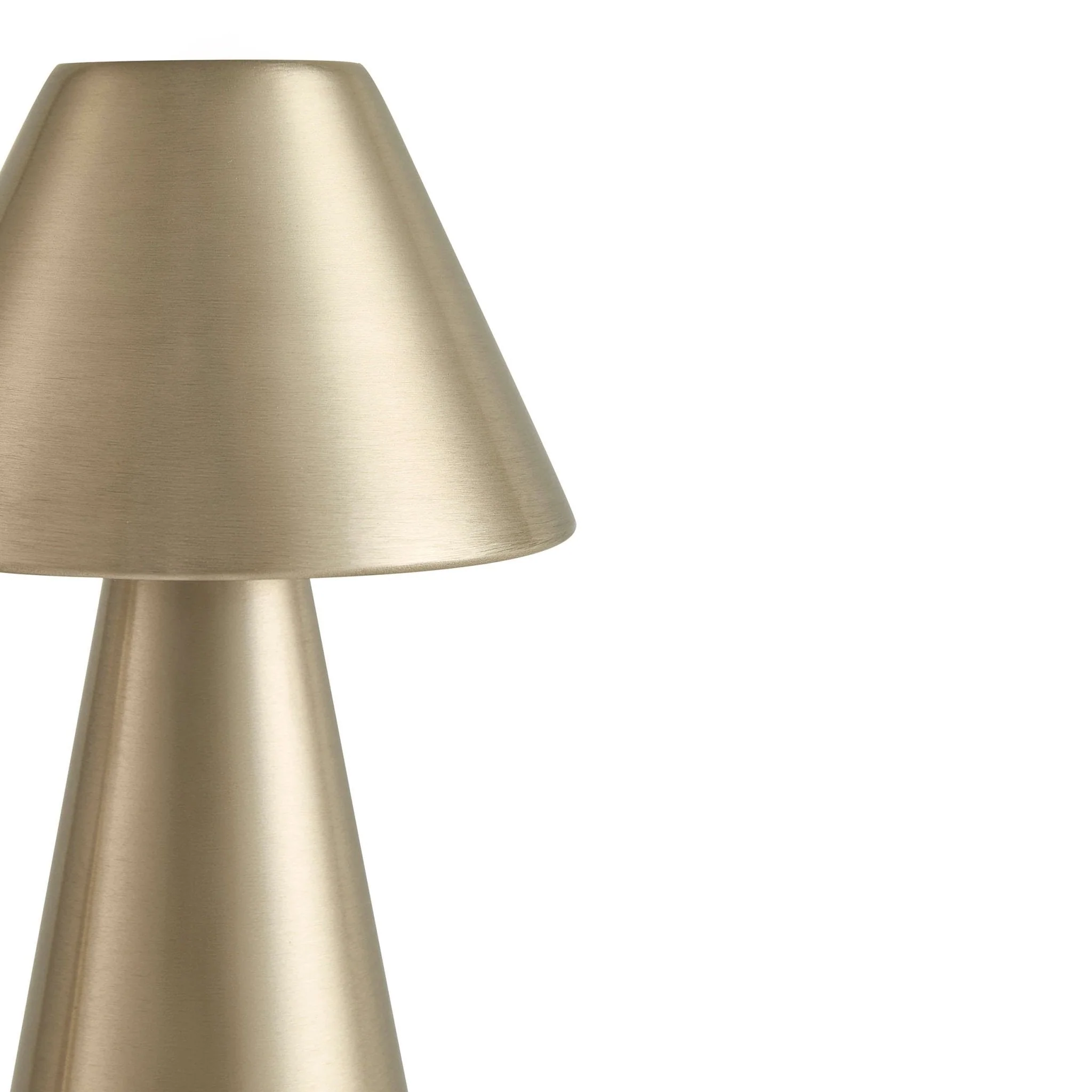 Zania Mini LED Rechargeable Wireless Lamp - Satin Nickel - Image 9