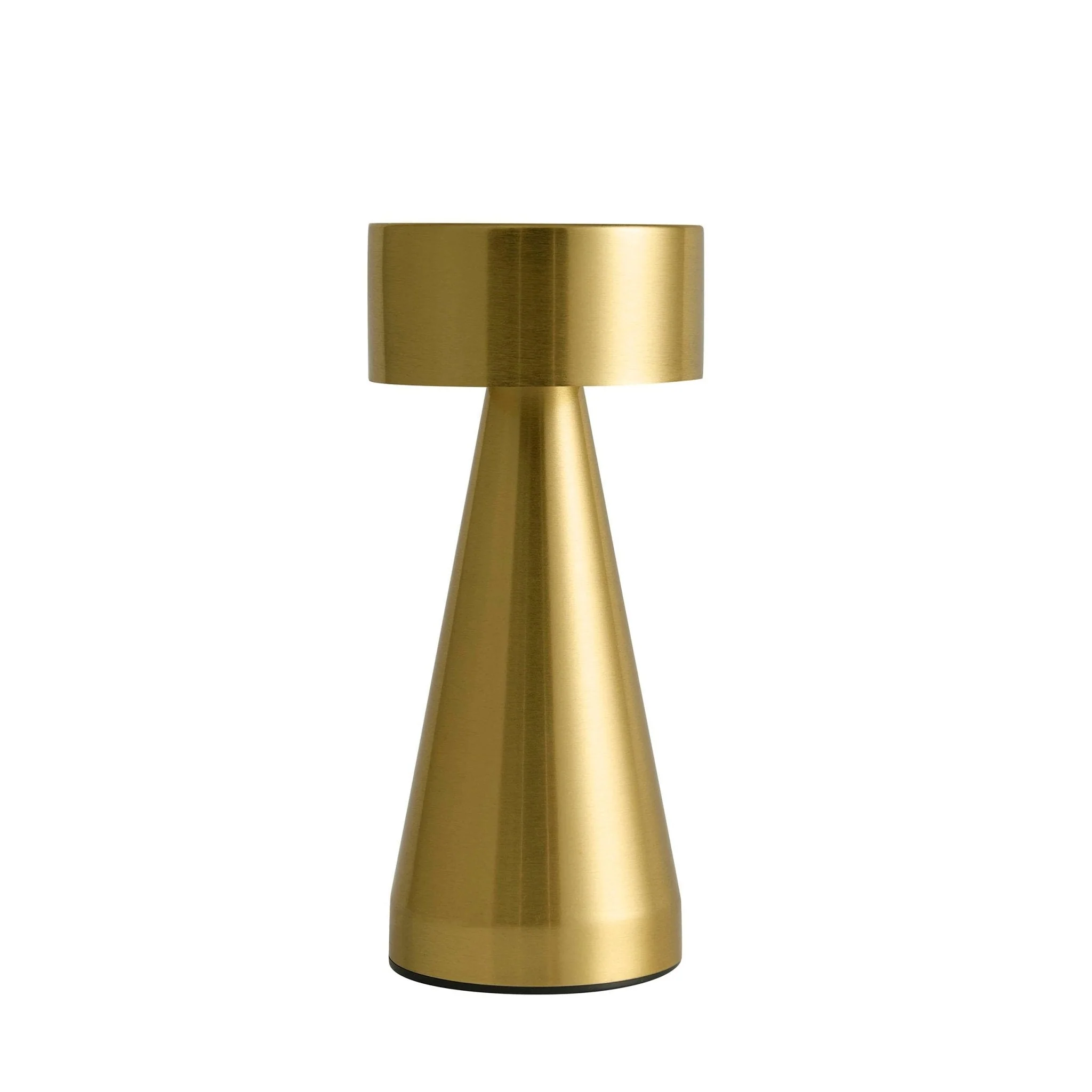 Zeta Mini LED Rechargeable Wireless Lamp - Brushed Gold - Image 5