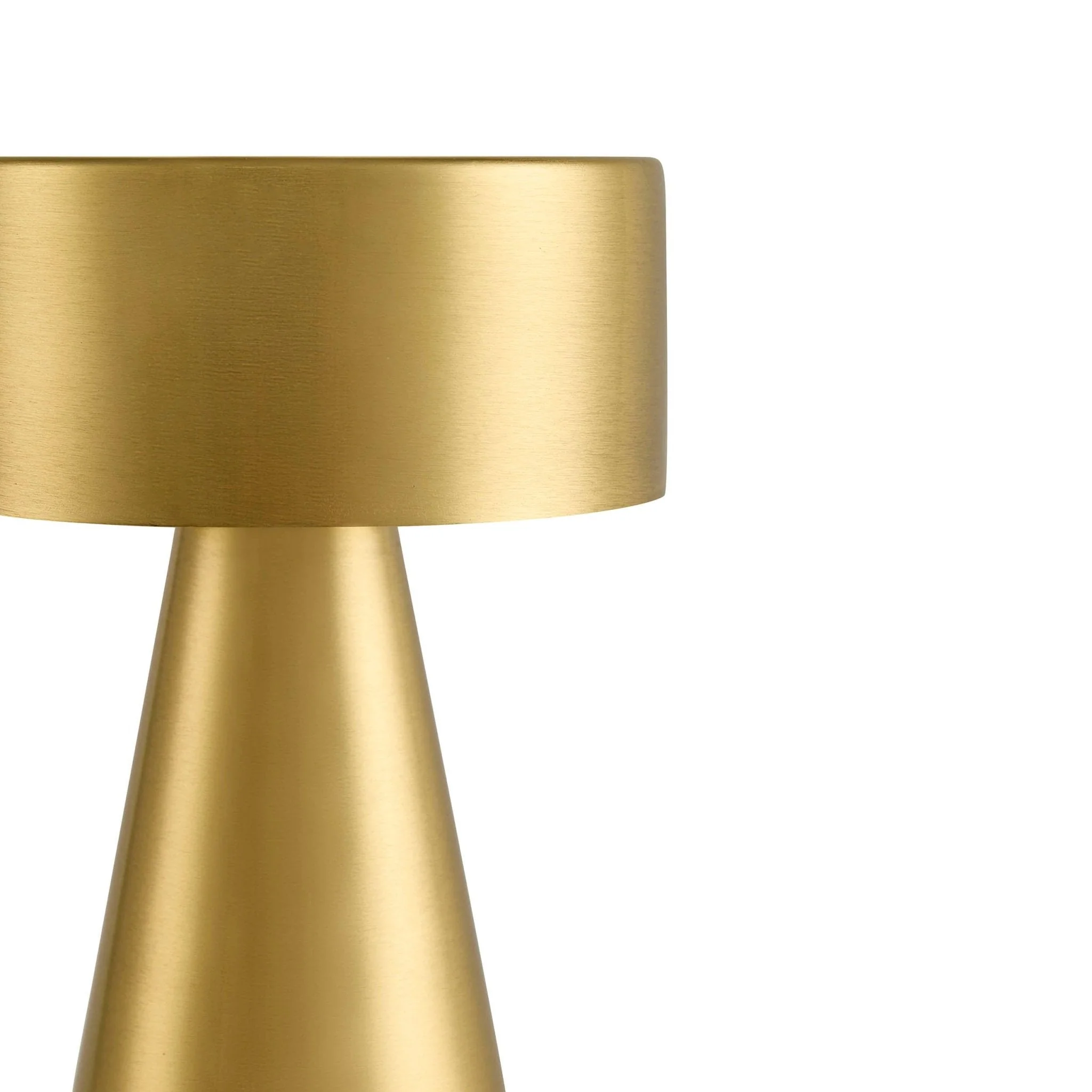 Zeta Mini LED Rechargeable Wireless Lamp - Brushed Gold - Image 9