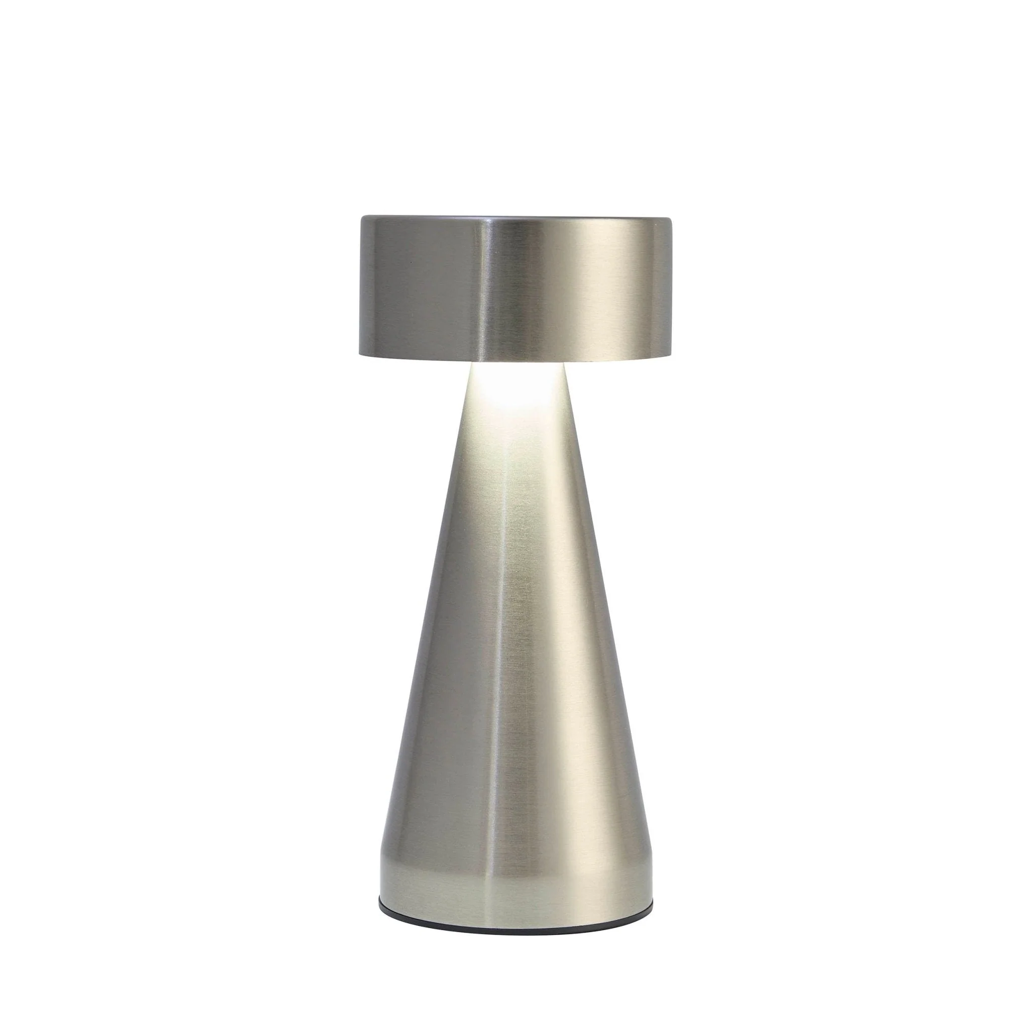 Zeta Mini LED Rechargeable Wireless Lamp - Satin Nickel - Image 6