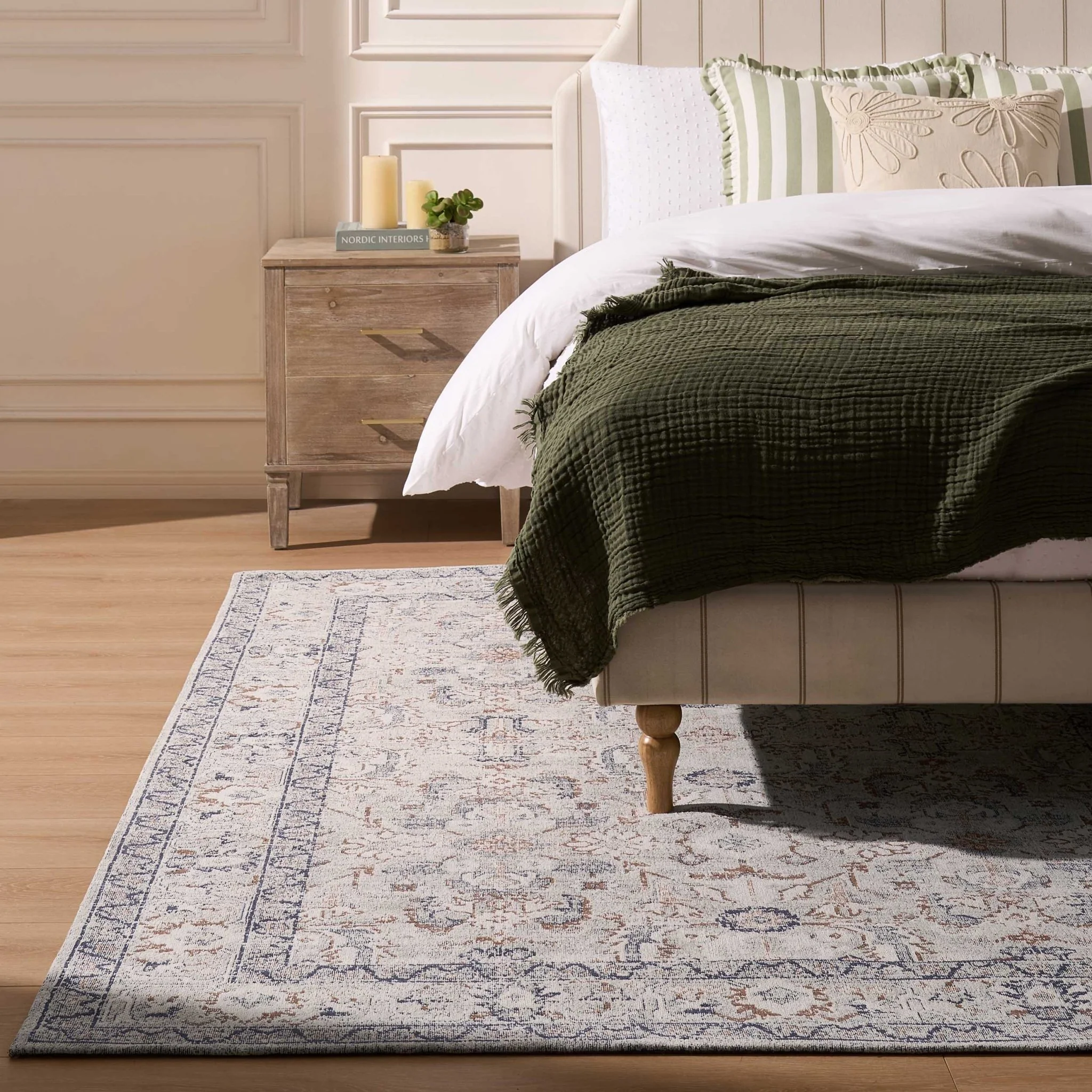 Zion Persian Style Rug - Natural/Orange