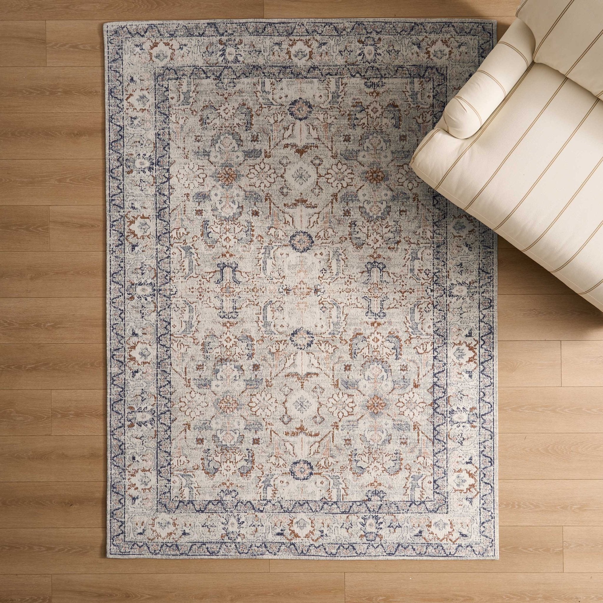 Zion Persian Style Rug - Natural/Orange - Image 2
