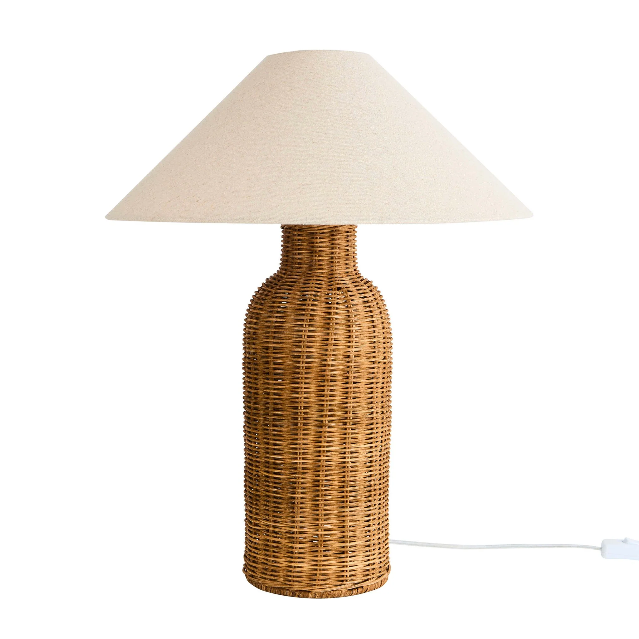 Zoey Rattan Base Table Lamp - Natural - Image 3